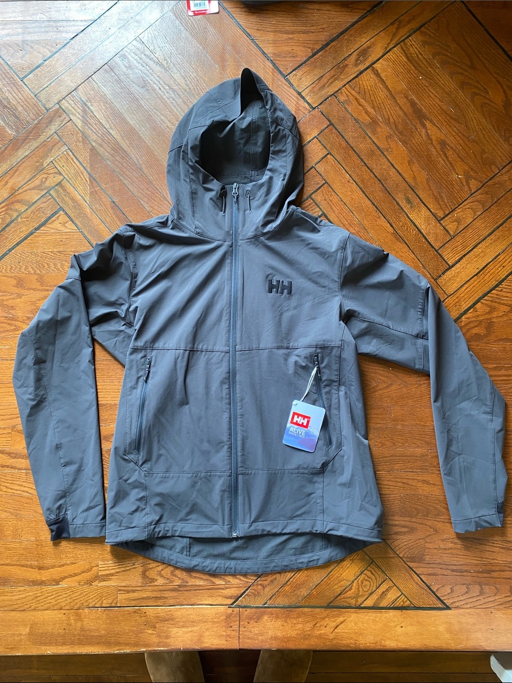 Helly Hansen Charcoal Hooded Softshell Jacket
